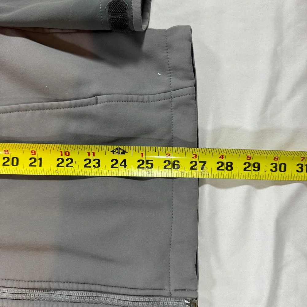 Marmot Gray‎ Softshell Full Zip Jacket Fleece Lined  Men's Medium Gorpcore